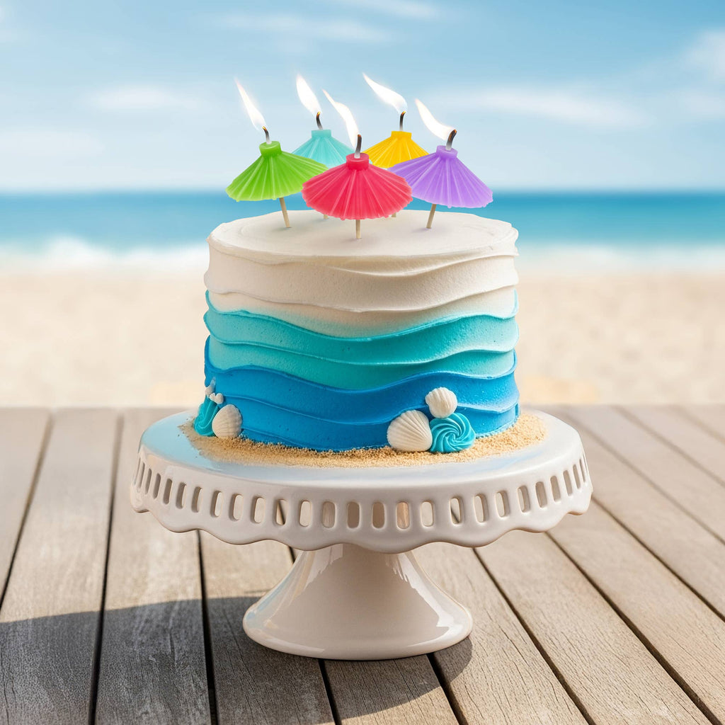 Candles - BEACH PARTY UmbrellaSet of 5