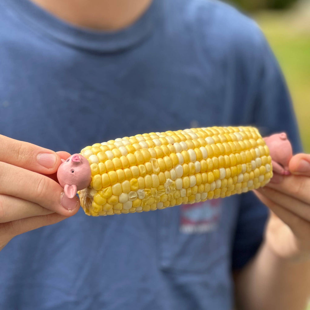 CORN HOLDERS Piglets , Set of 8,  1” x 2.5” x 1”