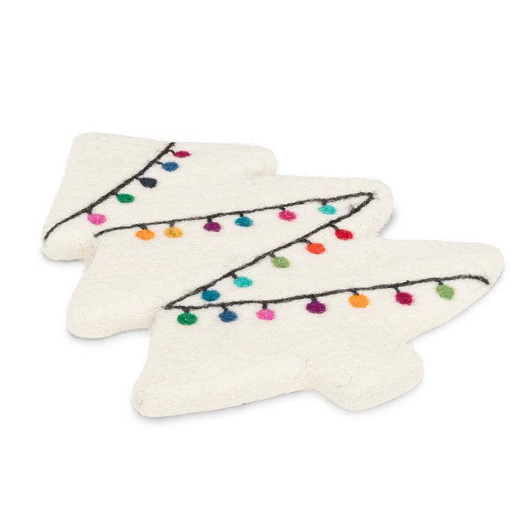 Trivet-Tree with Christmas Lights