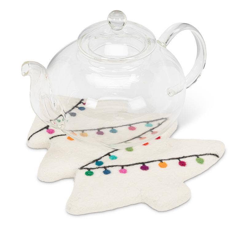 Trivet-Tree with Christmas Lights