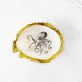 Oyster Shell  Decoupage -Trinket Dish
