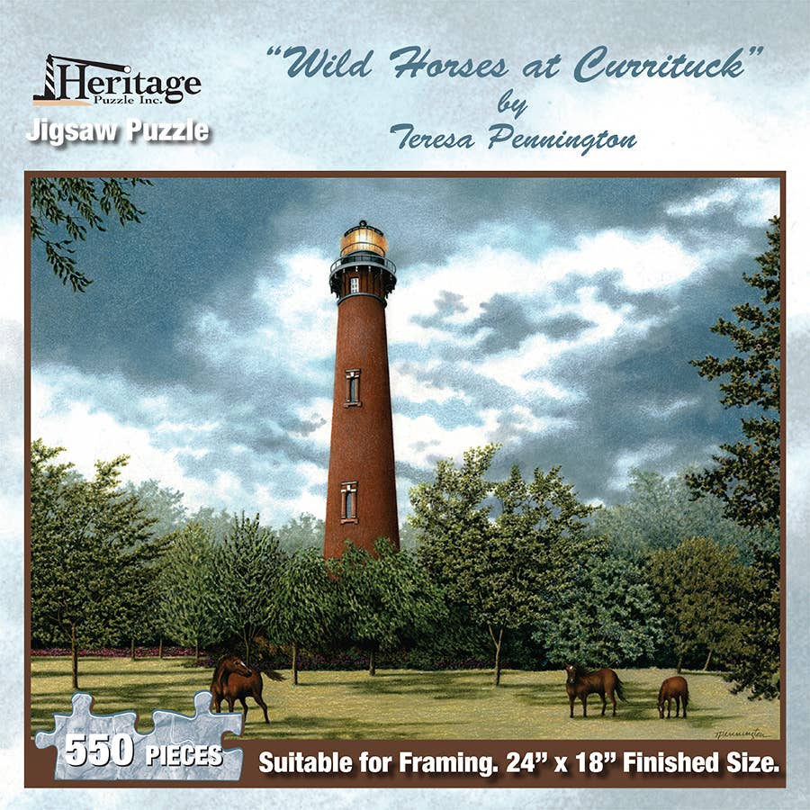PUZZLE -Wild Horses at Currituck Puzzle