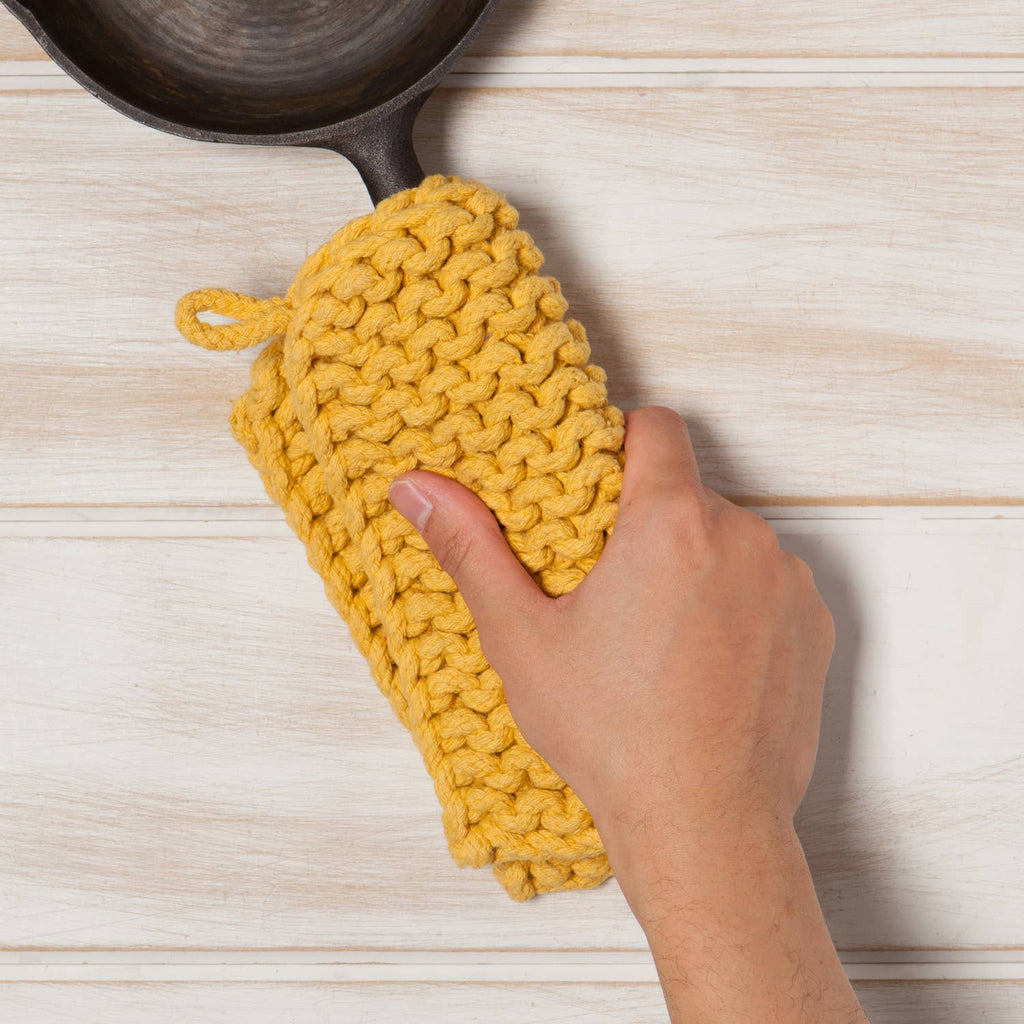 Potholder Ochre Knit