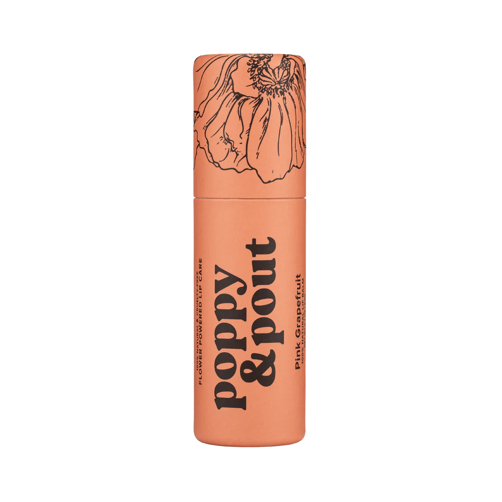 POPPY AND POUT-PINK GRAPFRUIT- LIP BALM