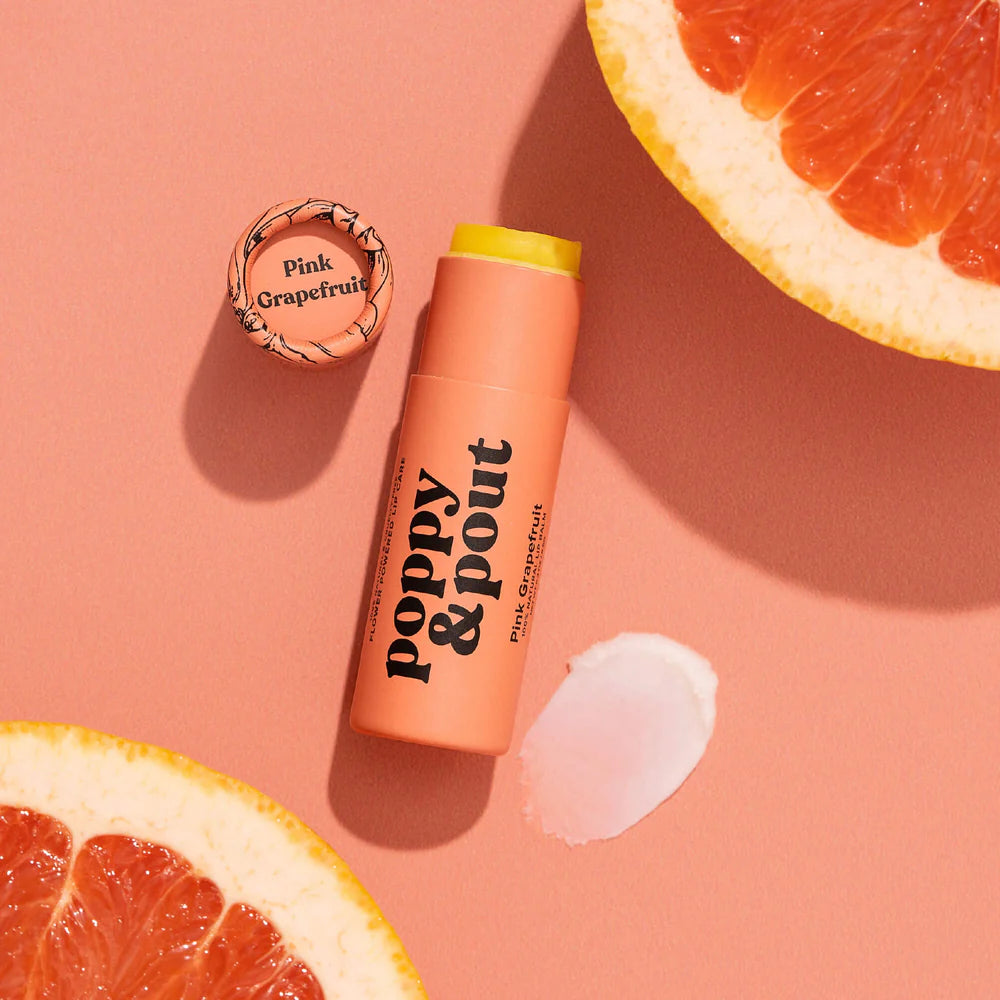 POPPY AND POUT-PINK GRAPFRUIT- LIP BALM