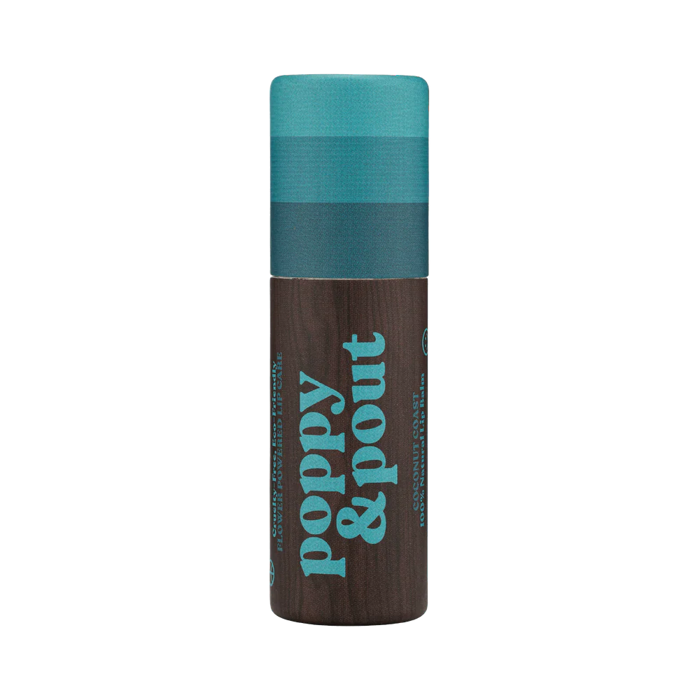POPPY AND POUT -COC0NUT COAST -LIP BALM
