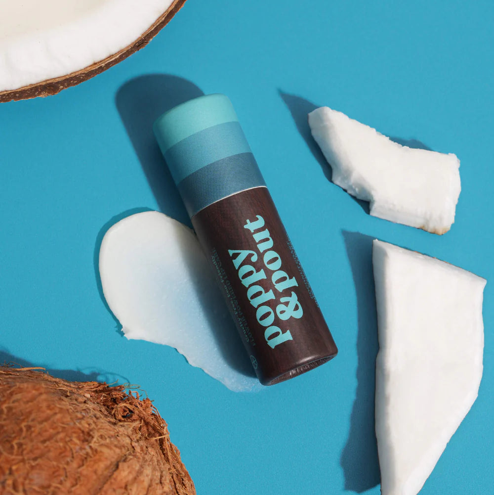 POPPY AND POUT -COC0NUT COAST -LIP BALM