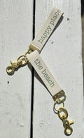 Happy Plac-the beach -keychain-